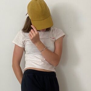 Universal Thread mustard yellow corduroy baseball cap